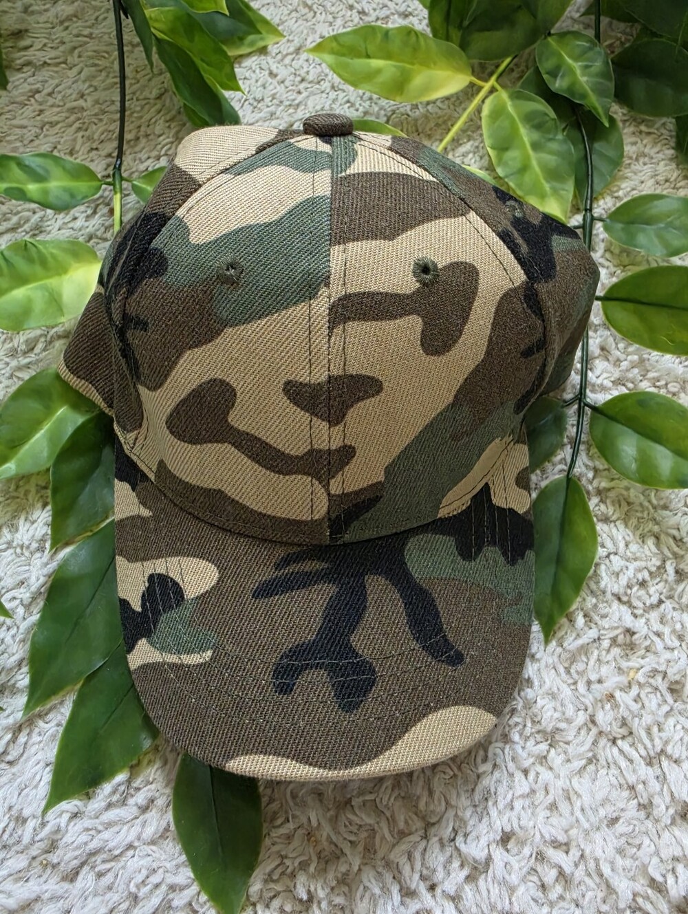 Toddler Boy/Youth Green Camo Hat